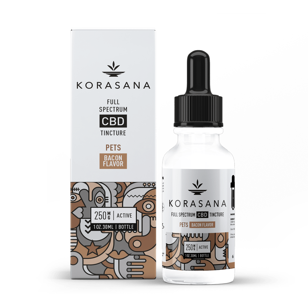 CBD tincture for dogs - bacon flavored