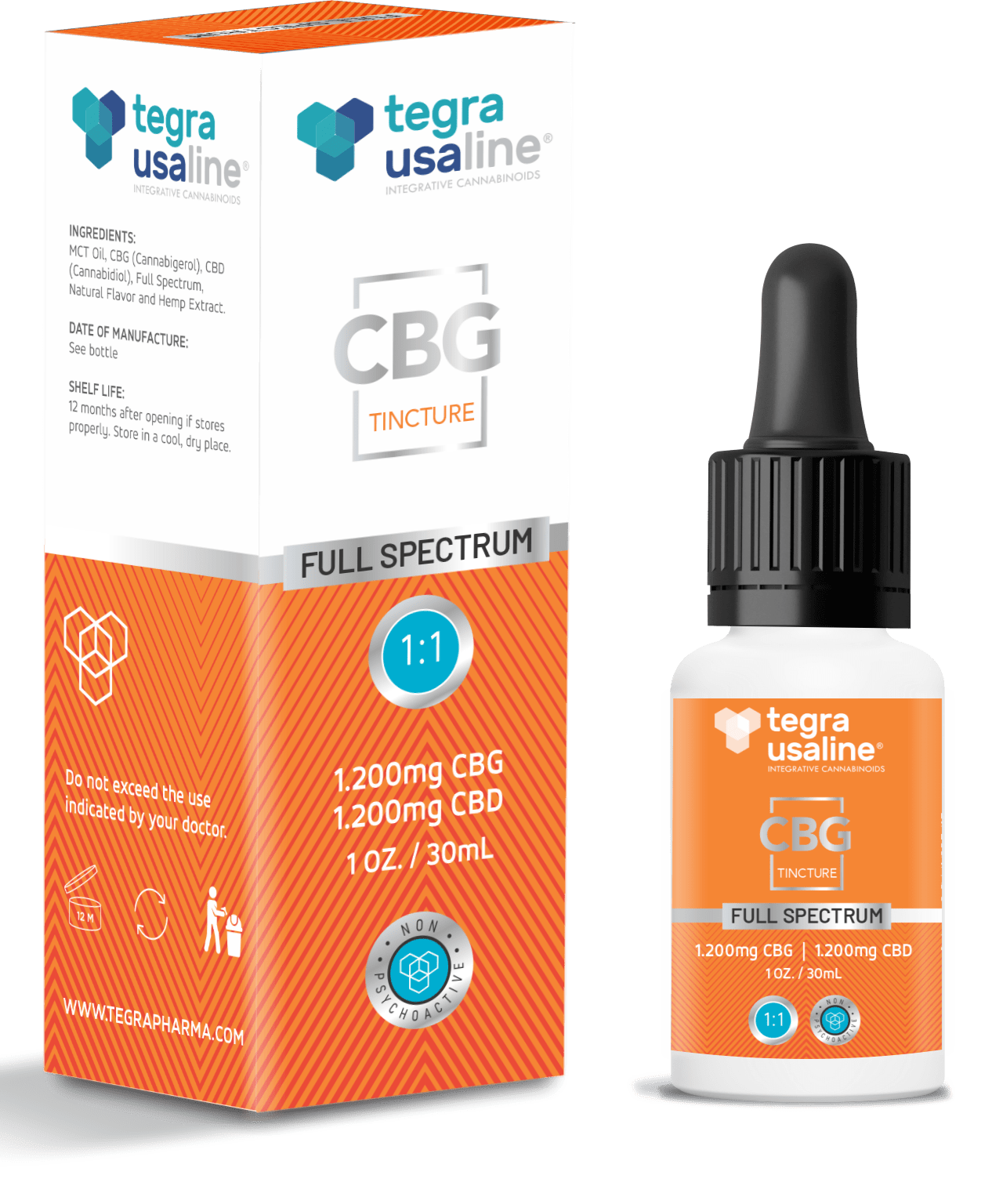 Tegra UsaLine 1:1 CBD:CBG | Korasana Tegra UsaLine 1:1 CBD:CBG | Korasana