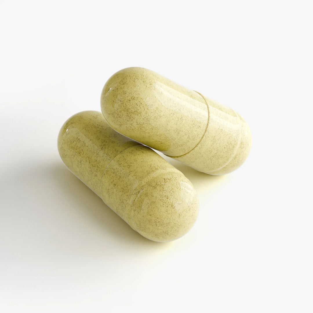 Two NAD supplement capsules