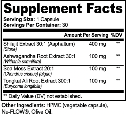 Shilajit Adaptogen Complex